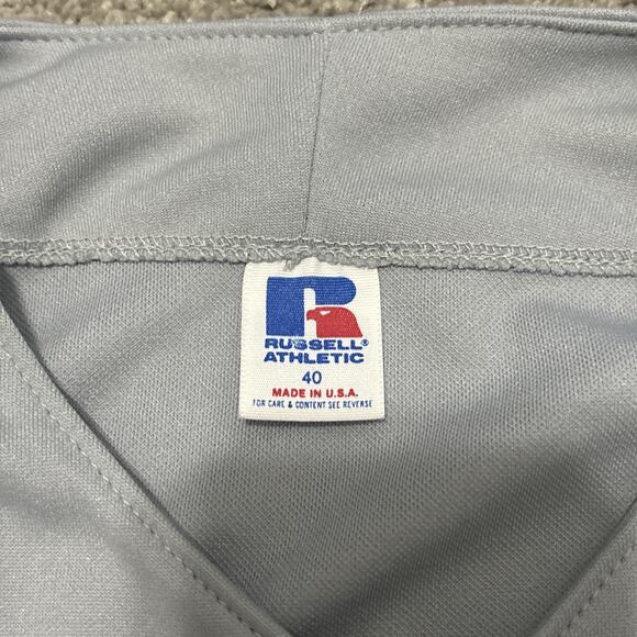 Vgt Russell Authentic Diamond Collection Seattle Mariners Grey Jersey 40 Medium - Picture 3 of 7